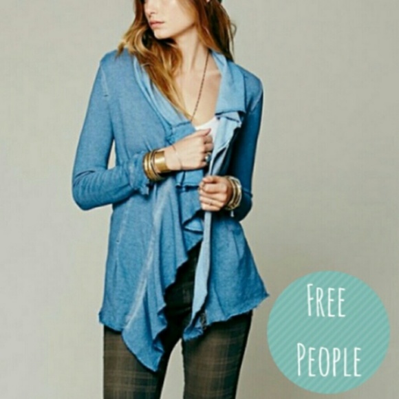 Free People Jackets & Blazers - Free People Ruffle Zip Jacket